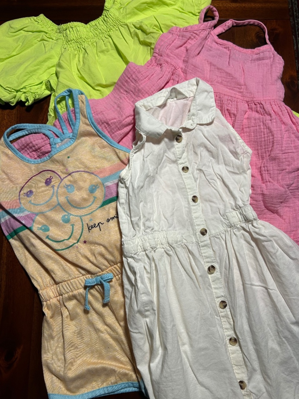 Name Brand Girls Summer Bundle | 3 Dresses + 1 Jumper | Size 6